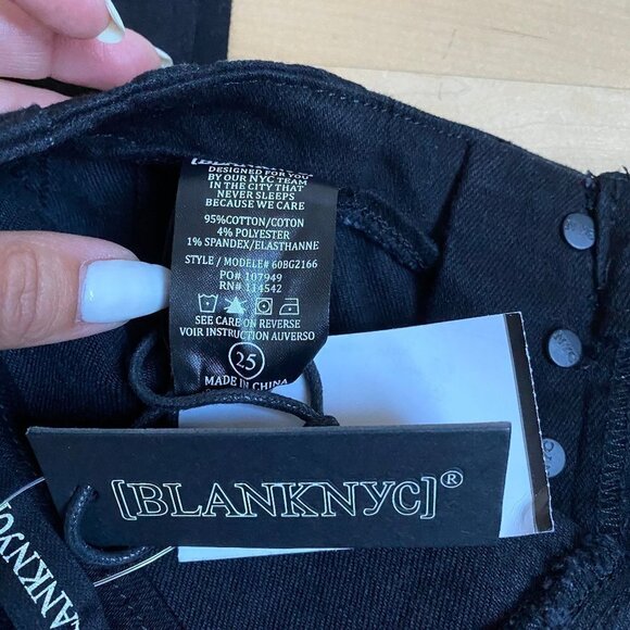 BLANKNYC BNWT Black "The Great Jones" Skinny Jeans - Picture 5 of 5